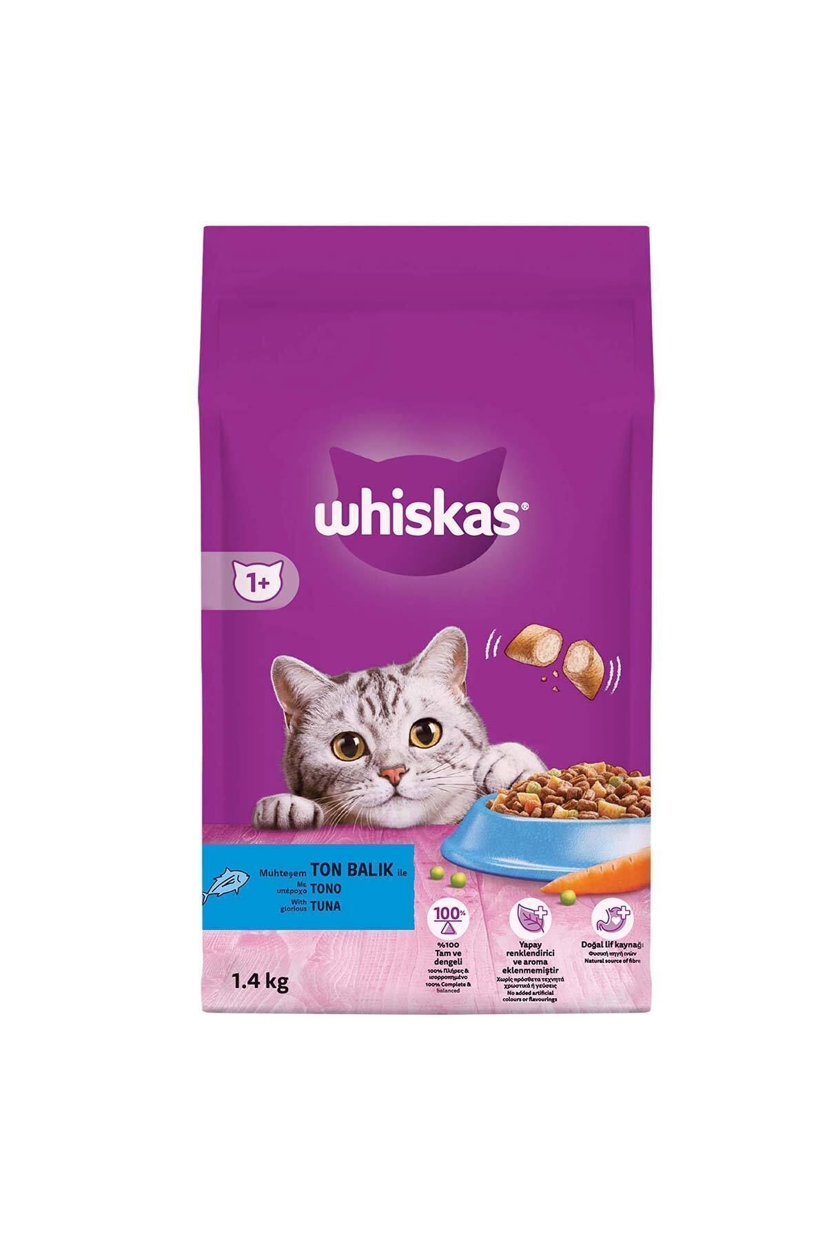 Whiskas Yetişkin Ton Balıklı Kedi Maması 1.4 Kg - Görsel 2