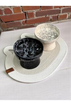 ALFO Kedi/Köpek Dekoratif Mama-Su Kabı Altlığı