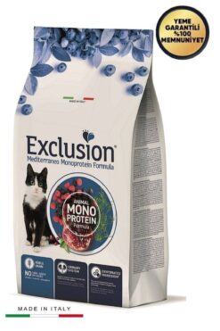 Exclusion Monoprotein Tavuklu Narlı Ve Yaban Mersinli Düşük Tahıllı Yavru Kedi Maması 12kg