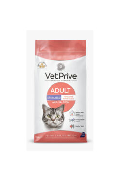 VetPrive Vet Prive Sterilised Somonlu Yetişkin Kısırlaştırılmış Kedi Maması 10 Kg