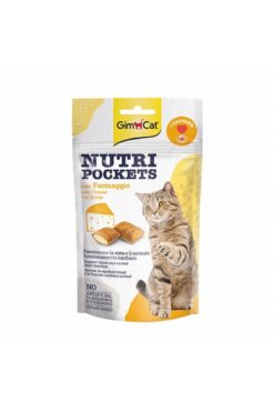 Gimcat Nutri Pockets Peynir Taurin Kedi Ödül Maması Tablet 1 Adet 60 Gr