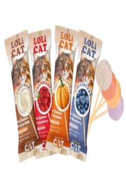 Genel Markalar EuroGold Lolicat FD Kedi lolipopu 4lü Karışık Set