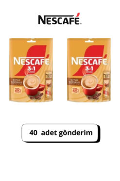 Nescafe 3 In 1 Sütlü Köpüklü 40 Adet