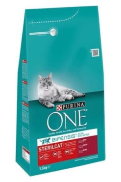 Purina One Sterilised Sığır Etli Kısırlaştırılmış Kedi Maması 1.5 Kg