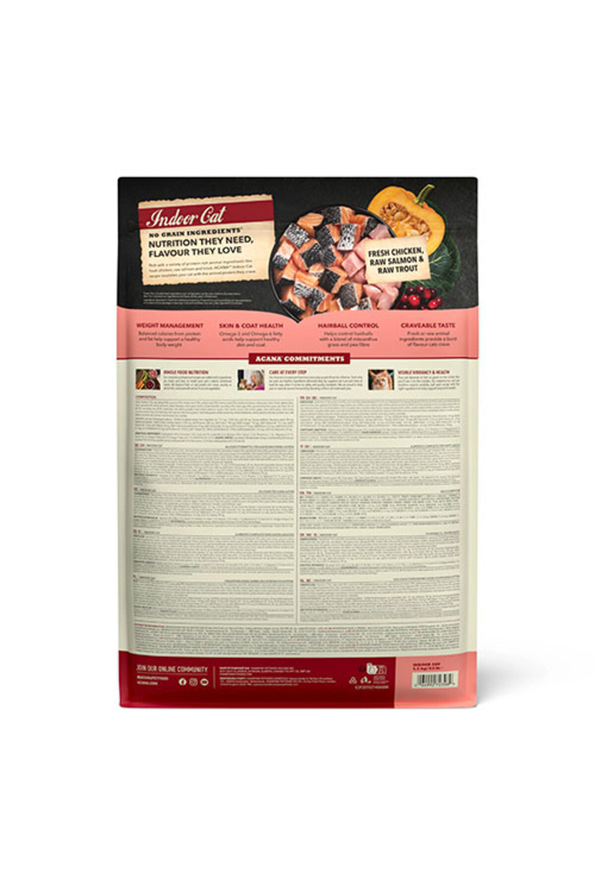 Acana Indoor Yüksek Proteinli Tavuk Ve Balıklı Kısırlaştırılmış Kedi Maması 4,5 Kg - Görsel 2