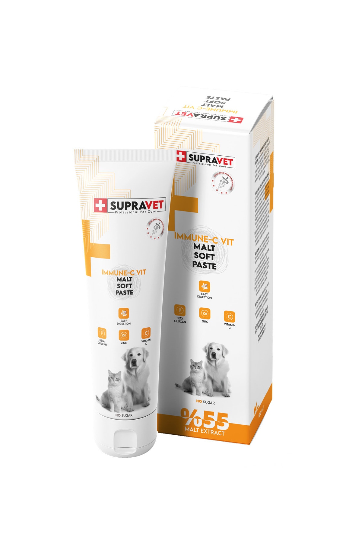Supravet Immune C Kedi Ve Köpek Bagisiklik Güçlendirici Malt Paste 100 Gr