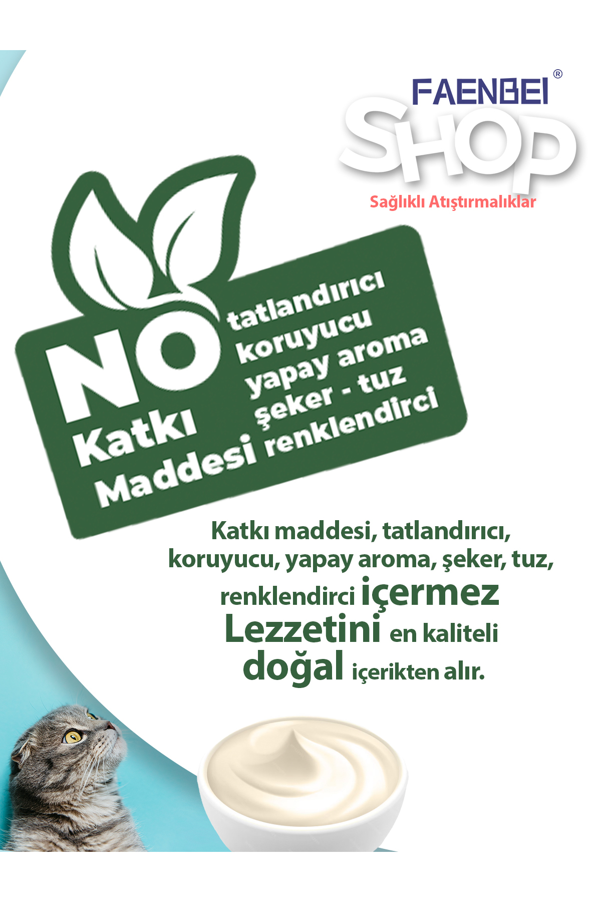 FAENBEI Krema Kedi Ödül Maması 15gr (10 Adet) (Karışık Çeşitli) - Görsel 3