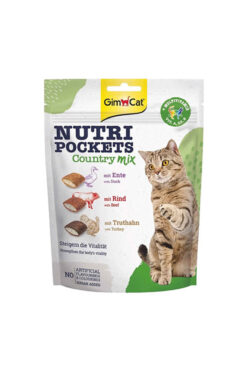 Gimcat Nutripockets Country Mix Multivitamin Kedi Ödülü 150 Gr