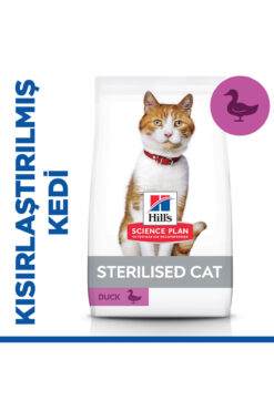Hill's SCIENCE PLAN Ördekli Kısırlaştırılmış Yetişkin Kedi Maması 10 Kg