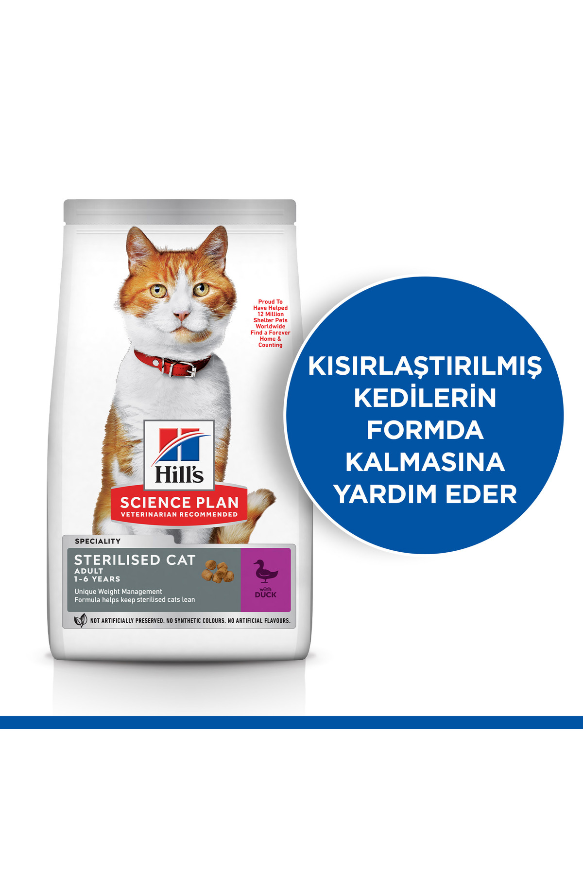 Hill's SCIENCE PLAN Ördekli Kısırlaştırılmış Yetişkin Kedi Maması 10 Kg - Görsel 2