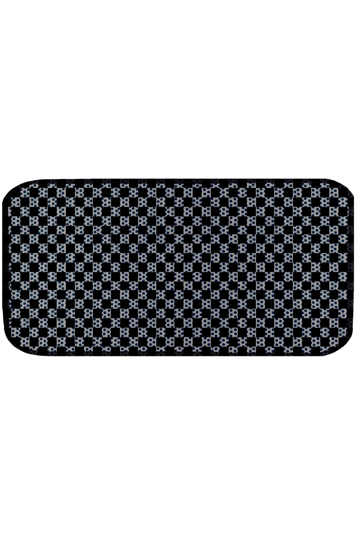 PeraMila XXL Büyük Boy Kedi Tuvaleti Önü Paspası Elekli / Wc Önü Desenli Kedi Kumu Paspas Yıkanabilir - Görsel 2