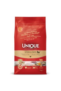 Unique Kısırlaştırılmış (Sterilised) Kedi Maması Tavuklu 7 kg