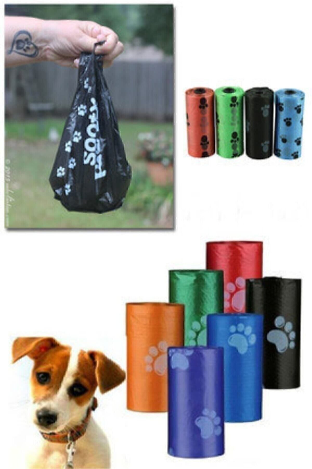 Genel Markalar Köpek Kedi Evcil Hayvan Kaka Poşeti 60 Adet - Görsel 2