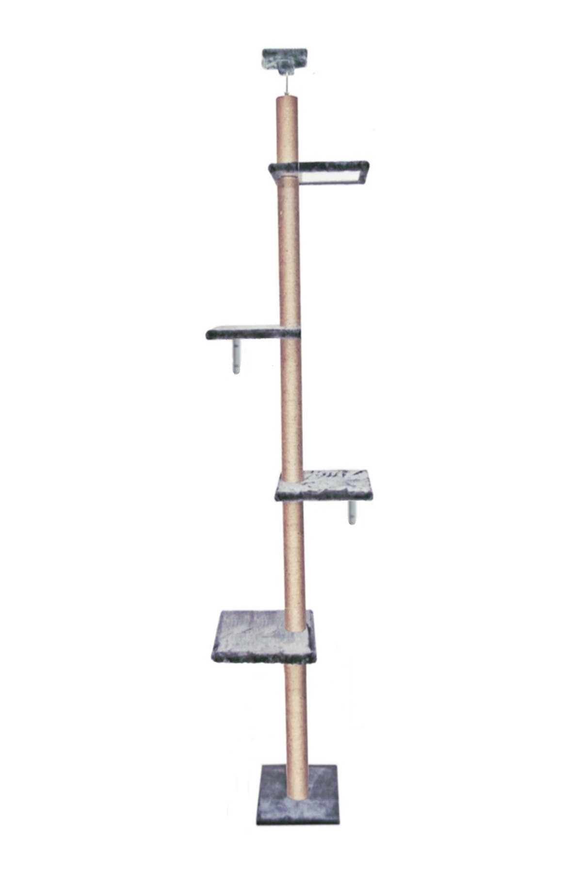 Turkuaz Tırmalama Tr2001 Turkuaz Tırmalama Tavan Boyu Kule Kedi Evi Tırmalama