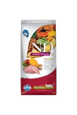 N&D Nd tropical selection kısır kedi 10kg tavuk etli tropikal meyveli kısırlaştırılmış kedi maması