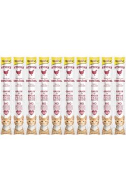 Gimcat Sticks Kümes Hayvanı etli Ödül Çubukları 50 gr - 10lu