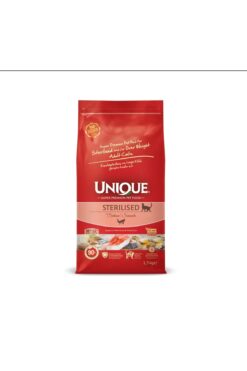 Unique Kısırlaştırılmış (Sterilised) Kedi Maması Somonlu 1.5 kg