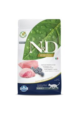 N&D Kuzu Ve Yaban Mersinli Yetişkin Kedi Maması 1,5 Kg