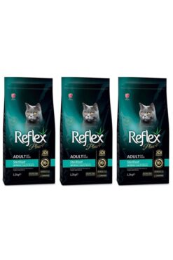 Reflex Plus Hipoalerjenik Kısırlaştırılmış/Sterilised Somonlu Yetişkin Kedi Maması 1,5 kg x 3