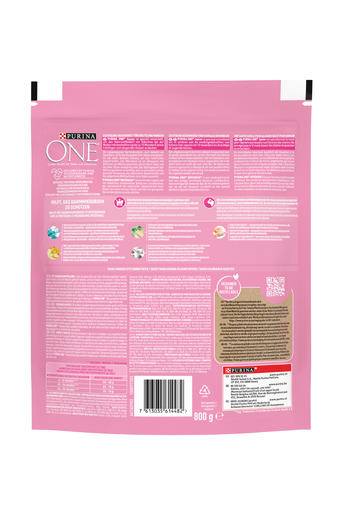 Purina One One Junior Tavuklu Yavru Kedi Maması 800 Gr - Görsel 2