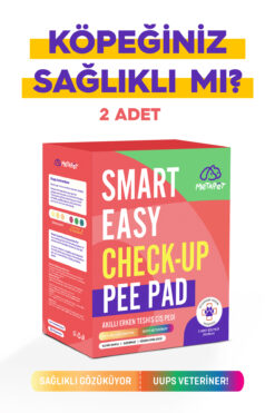 Metapet Renk Değiştiren Akıllı Köpek Çiş Pedi, 2 Adet Sağlık Bezi, Erken Teşhis Sağlık Ürünü