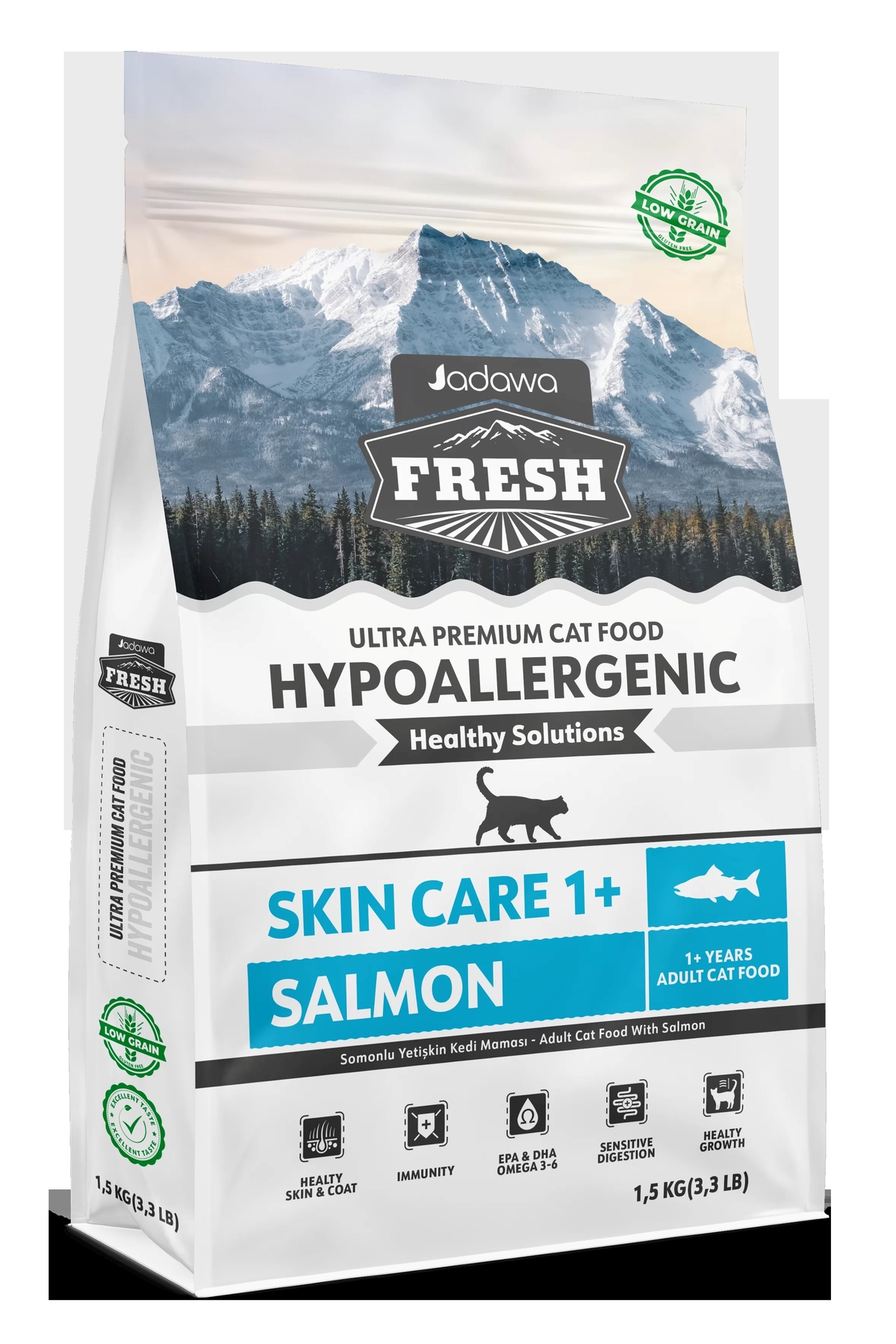 jadawa Fresh Somonlu Skin Care Yetişkin Kedi Maması 1,5 KG