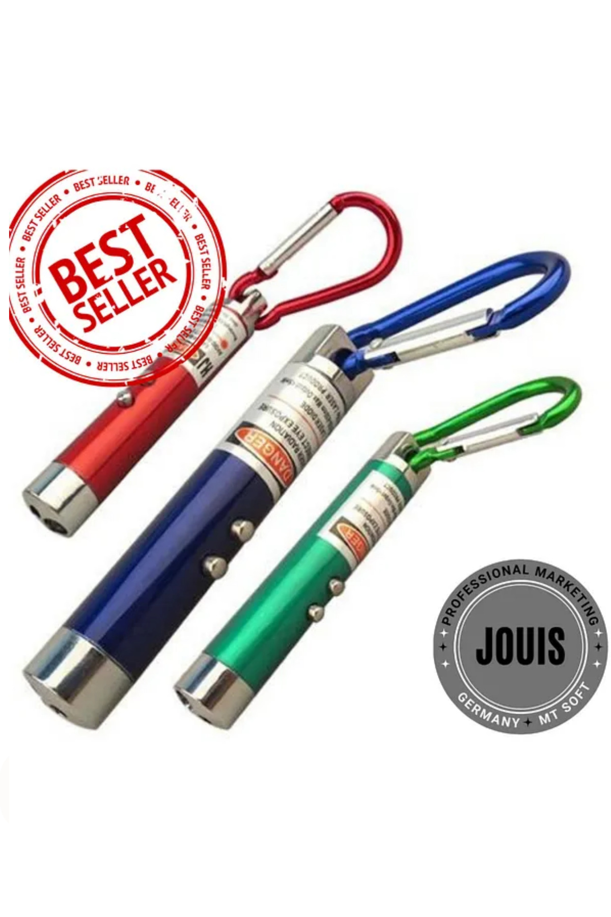 ego home 3 Fonksiyonlu Kırmızı Beyaz Led Işıklı Kedi Köpek Lazer Oyuncak | Lazer Anahtarlık Kedi Egzersiz