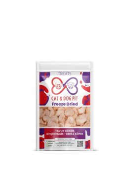 Genel Markalar Freeze-dry Tavuk Göğüs Kedi- Köpek Atıştırmalık Mama %100 Doğal Katkısız Ödül Maması