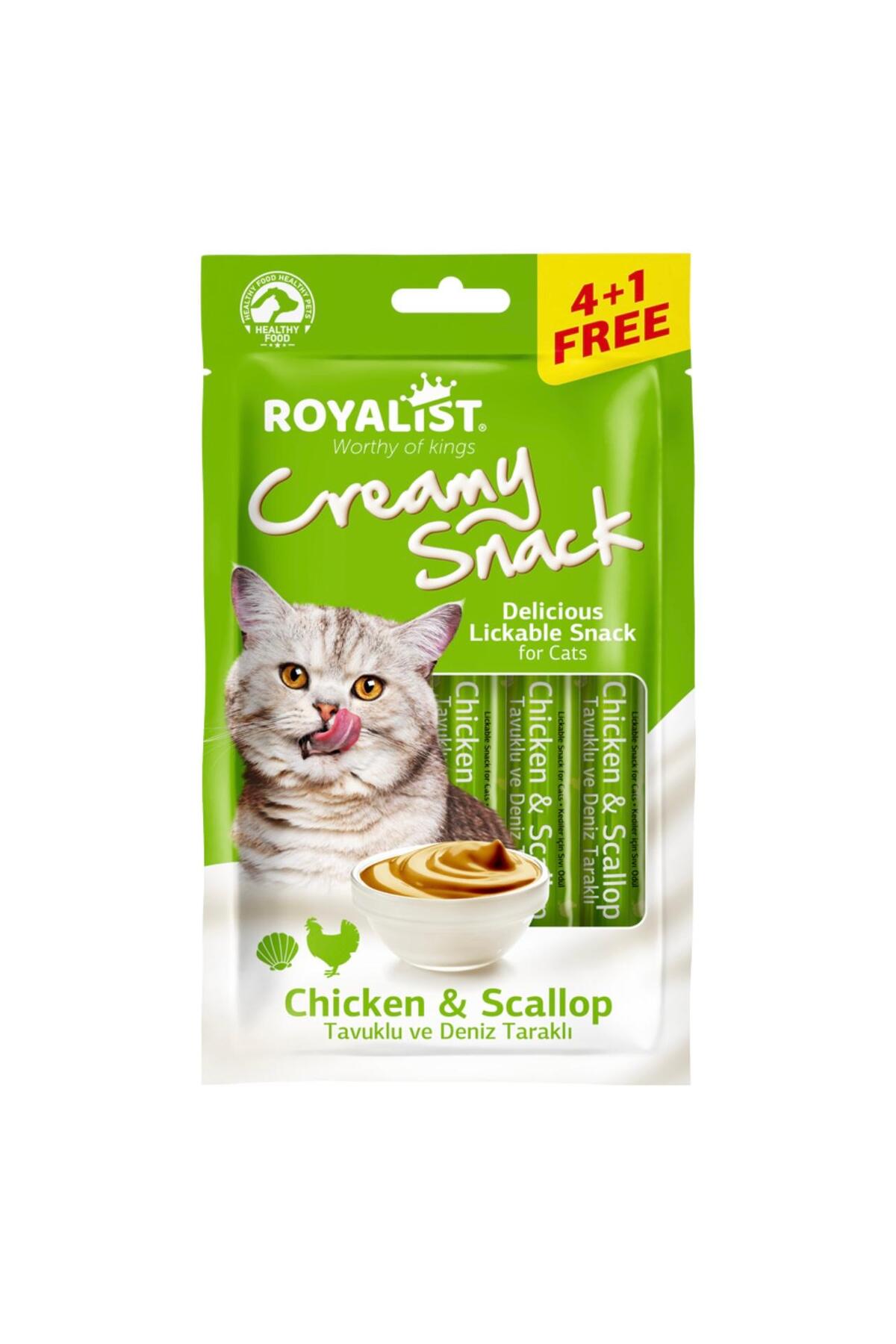 Royalist Creamy Snack Kedi Ödül Maması – 5’li Paket - Görsel 3