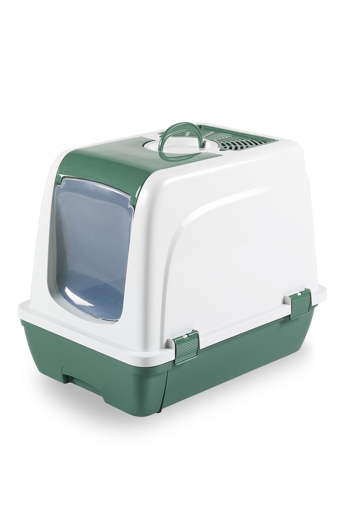 Petozi Orta Boy Çekmeceli Kapalı Kedi Tuvaleti Kürek Hediyeli 47 x 39,5 x 55cm - Görsel 2