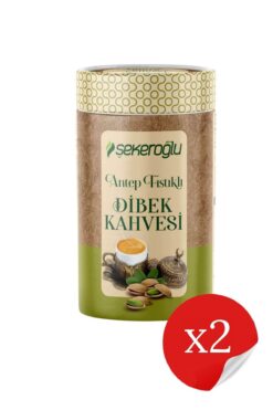 Şekeroğlu Antep Fıstıklı Dibek Kahvesi. 200 gr Silindir ( 2 Adet )