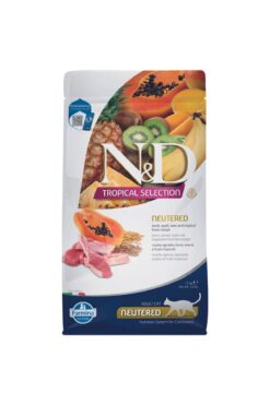 N&D Nd tropical selection kısır kedi 1,5kg kuzu etli tropikal meyveli kısırlaştırılmış kedi maması