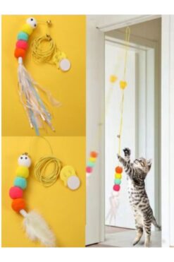 Özasya AVM Elastik Kedi Oyun Oltası Kendinden Yapışkanlı
