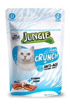 Jungle 60 GR CRUNCH KEDİ ÖDÜL MAMASI YAŞLANMA KARŞITI 10'LU