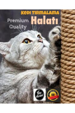 Alfa Tasarım Kedi Tırmalama Ipi Halat 6 Mm X 10 M