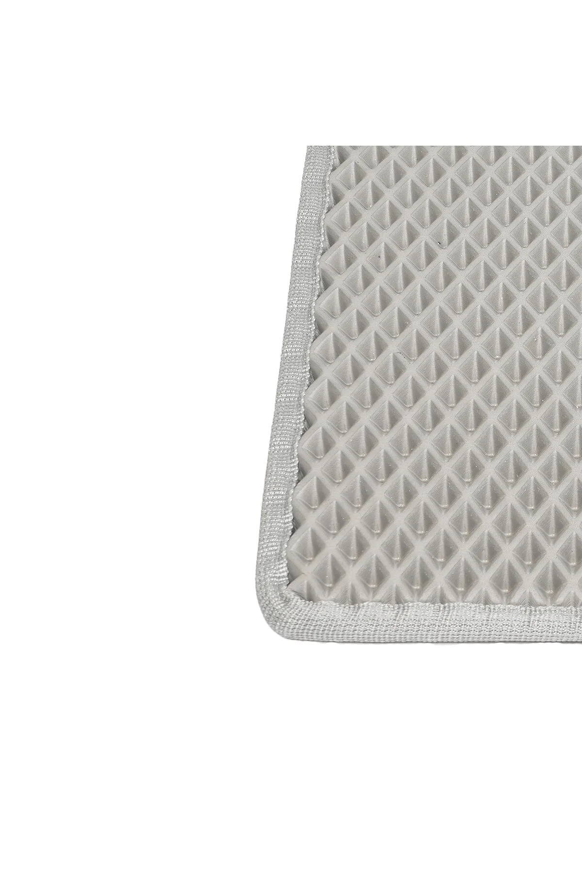 EvaCat 75x55 Cm Açık Gri Kedi Tuvaleti Kumu Paspası Kedi Matı Tuvalet Dahil Değildir - Görsel 2