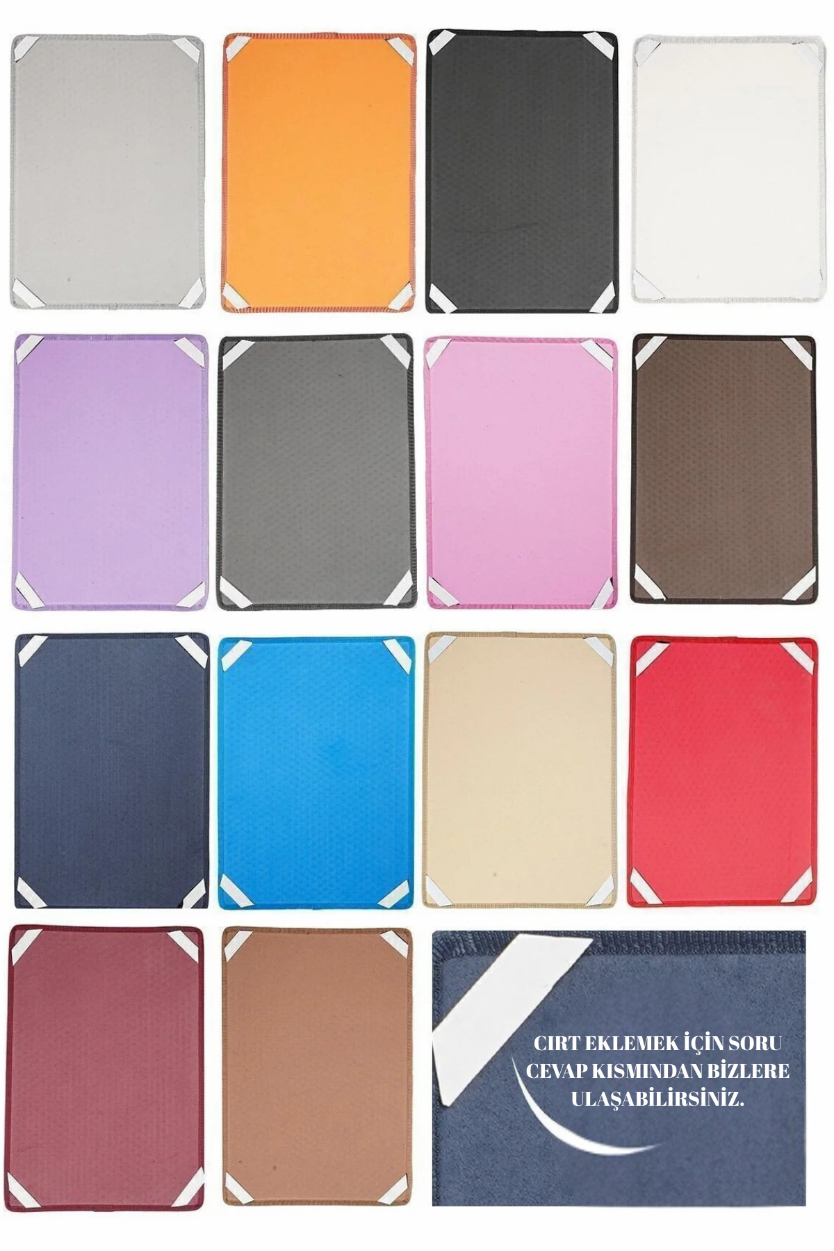 EvaCat 75x55 Cm Açık Gri Kedi Tuvaleti Kumu Paspası Kedi Matı Tuvalet Dahil Değildir - Görsel 3