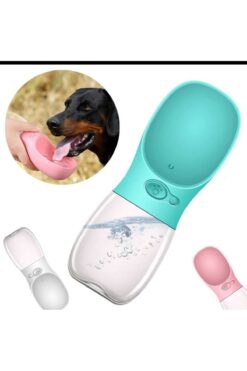 TRİPULAM 350 ml Taşınabilir Kilitlenebilir Seyahat Suluk – Evcil Hayvanlar İçin Sızdırmaz Su Kabı Suluğu