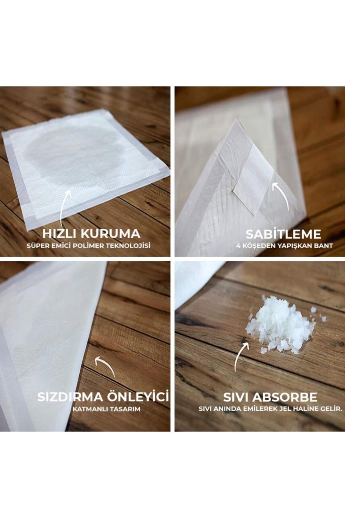 Genel Markalar Köpek Tuvalet Pedi 60x90 cm, 20+4 Yapışkanlı, Temiz ve Pratik Kullanım - Görsel 3