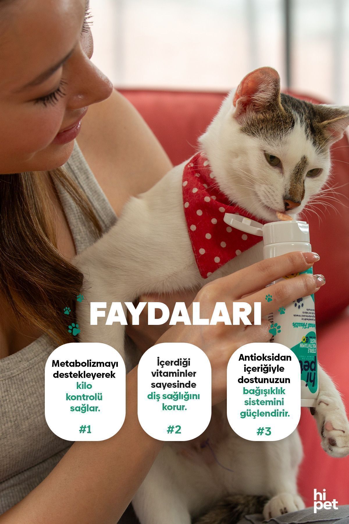 HiPet Multivitamin Kedi Maltı - Görsel 2