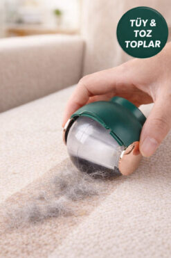 TOYFEST Yıkanabilir Tüy Toplayıcı Top | Kedi Köpek Tüy Temizleyici | Elbise Koltuk Halı Tiftik Alıcı