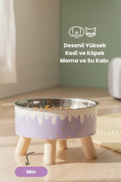 PetFix Anti-Servikal 4 Ayaklı Kedi ve Köpek Mama & Su Kabı