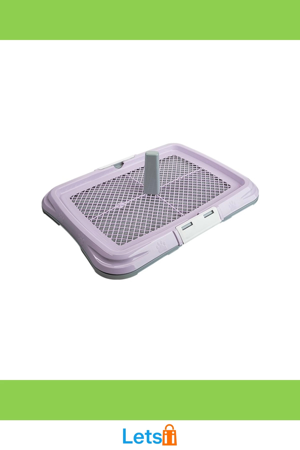 Letsii Büyük Boy Köpek Eğitim Tuvalet Kabı Dayanıklı Pratik Tasarım - Görsel 3