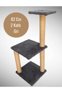 Genel Markalar 82 Cm Iki Katlı Kedi Tırmalama Tahtası Büyük Boy Uzun Kedi Tırmala Tahtası