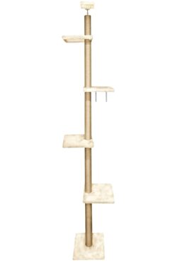 Turkuaz Tırmalama Tr2001 Turkuaz Tırmalama Tavan Boyu Kule Kedi Evi Tırmalama