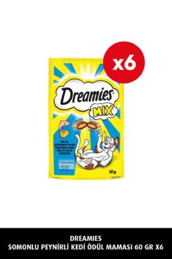 Dreamies Somonlu Peynirli Kedi Maması 60 gr 6x