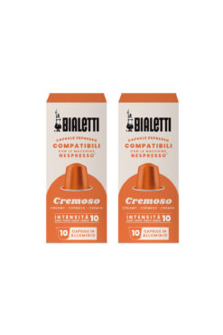 Bialetti Nespresso Uyumlu Kapsül Kahve Cremoso 20 Adet