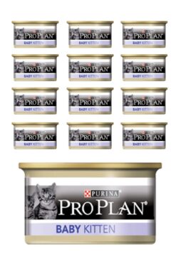 Pro Plan Pro Plan Baby Kitten Tavuk Etli Yavru Yaş Kedi Maması - 85 Gr X 12 Adet