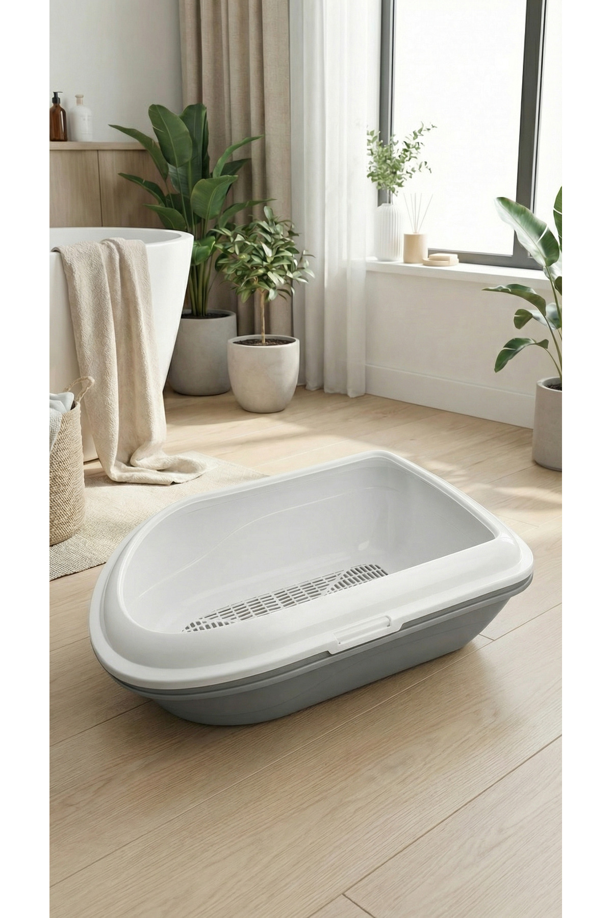 Orgakitty Orga Kitty Elekli Kedi Tuvaleti - Görsel 3