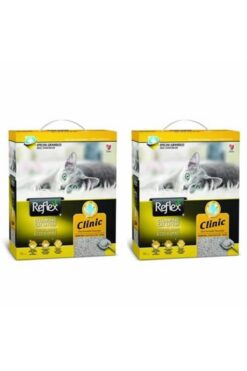 Reflex Klinik Özel Tanecik Hızlı Topaklanan Kedi Kumu 10 lt 2'li Set